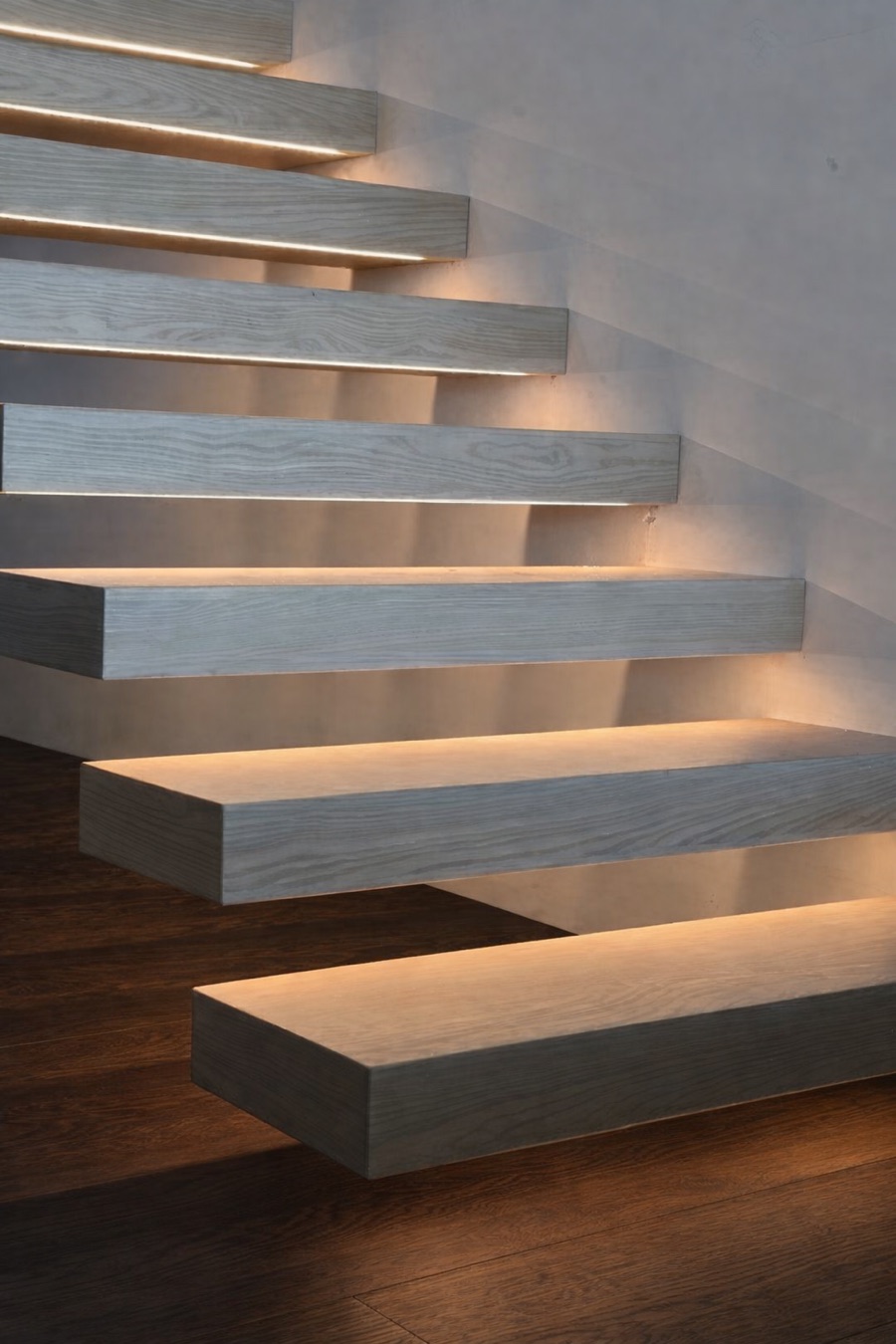Floating stairs